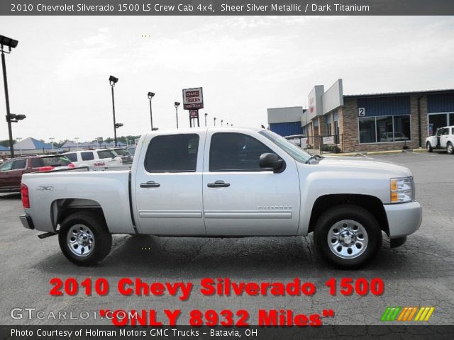 2010 Chevrolet Silverado 1500 LS Crew Cab 4x4 in Sheer Silver Metallic