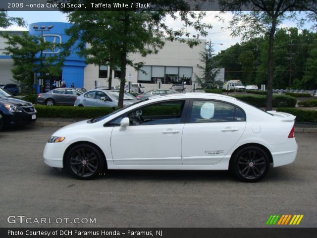 2008 Honda Civic Si Sedan in Taffeta White