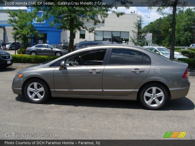 2008 Honda Civic EX Sedan in Galaxy Gray Metallic