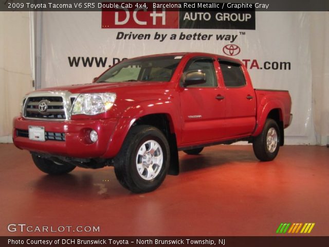2009 Toyota Tacoma V6 SR5 Double Cab 4x4 in Barcelona Red Metallic