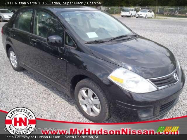 2011 Nissan Versa 1.8 SL Sedan in Super Black