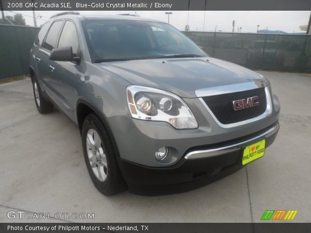 2008 GMC Acadia SLE in Blue-Gold Crystal Metallic