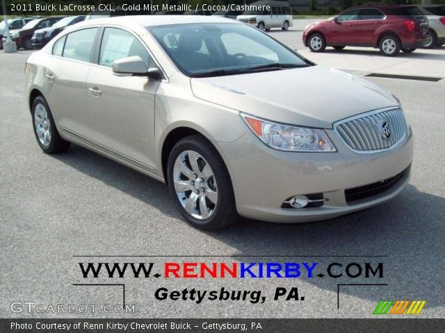 2011 Buick LaCrosse CXL in Gold Mist Metallic