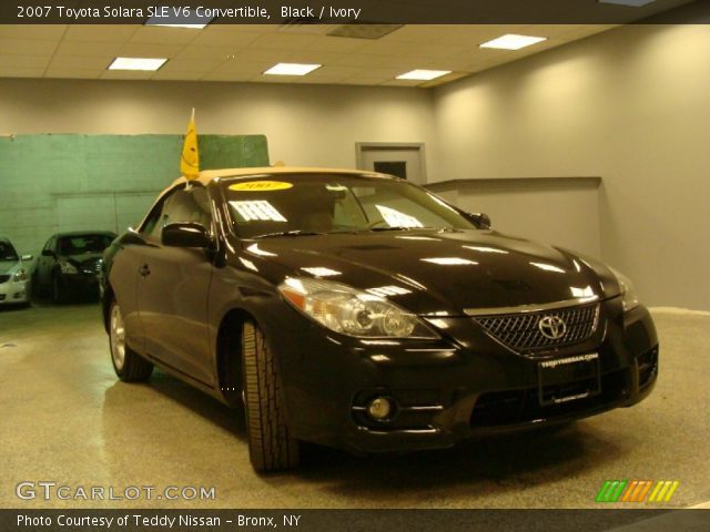 2007 Toyota Solara SLE V6 Convertible in Black