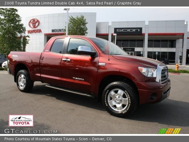 2008 Toyota Tundra Limited Double Cab 4x4 in Salsa Red Pearl