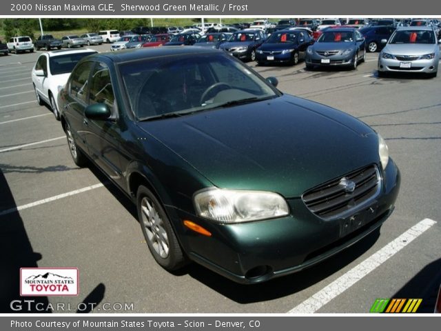 2000 Nissan Maxima GLE in Sherwood Green Metallic