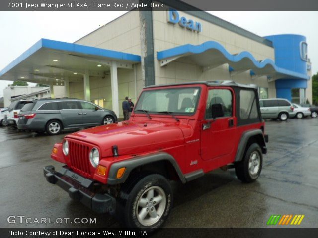 2001 Jeep Wrangler SE 4x4 in Flame Red