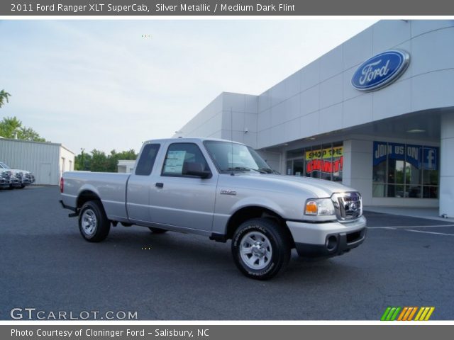 2011 Ford Ranger XLT SuperCab in Silver Metallic