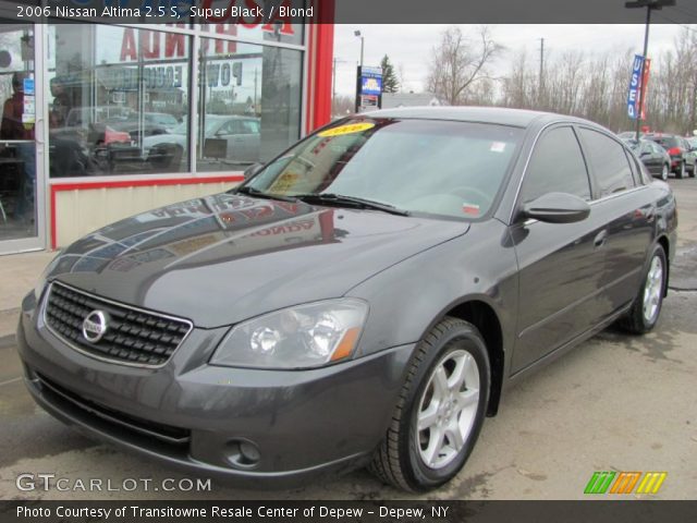 2006 Nissan Altima 2.5 S in Super Black