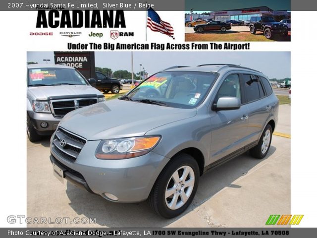 2007 Hyundai Santa Fe Limited in Silver Blue