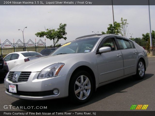 2004 Nissan maxima sl silver