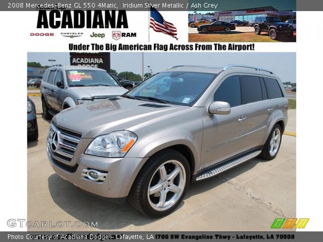 2008 Mercedes-Benz GL 550 4Matic in Iridium Silver Metallic