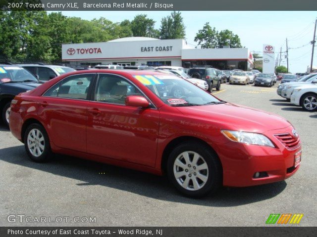 2007 Toyota Camry XLE in Barcelona Red Metallic