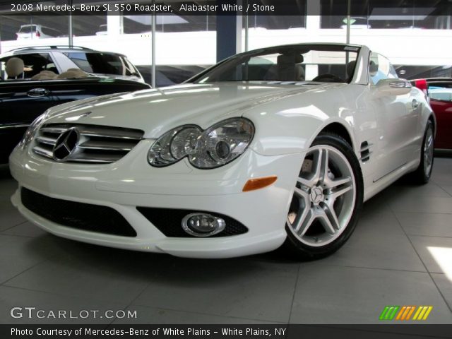 2008 Mercedes-Benz SL 550 Roadster in Alabaster White