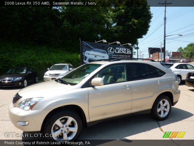 2008 Lexus RX 350 AWD in Savannah Metallic