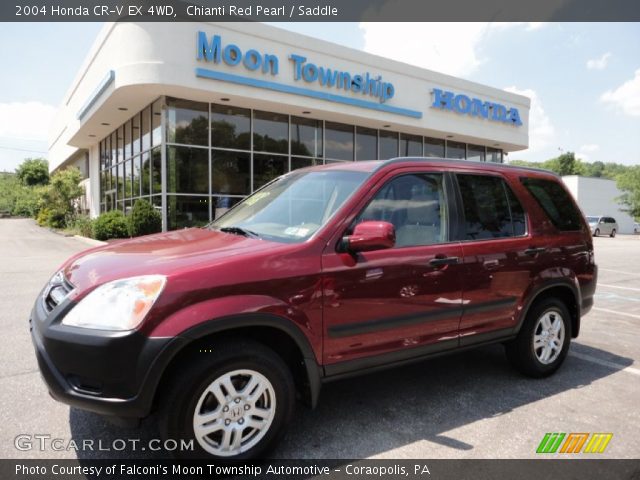 2004 Honda CR-V EX 4WD in Chianti Red Pearl