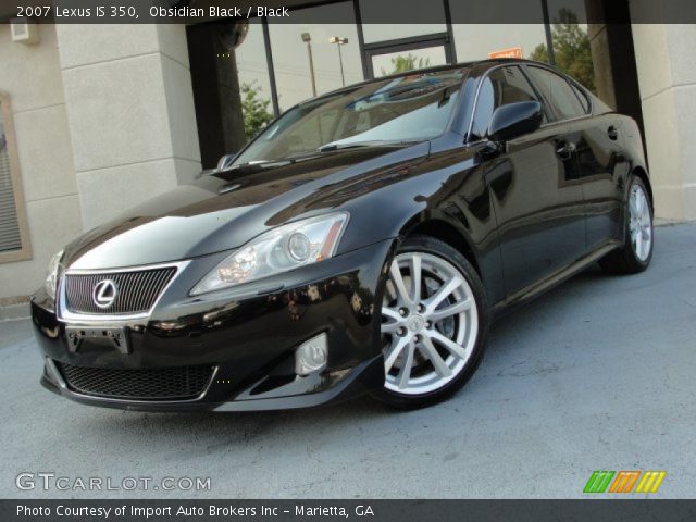 2007 Lexus IS 350 in Obsidian Black