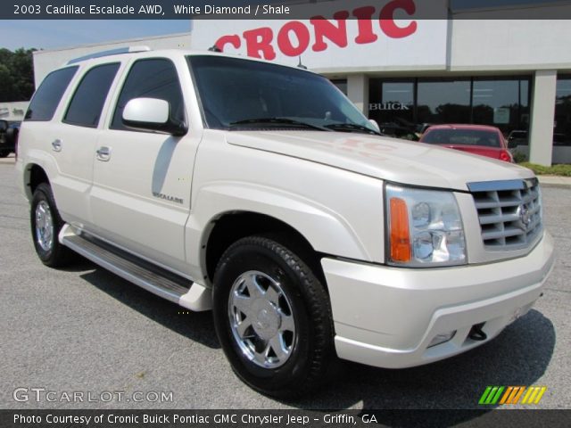 2003 Cadillac Escalade AWD in White Diamond