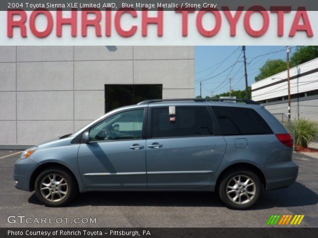 2004 Toyota Sienna XLE Limited AWD in Blue Mirage Metallic
