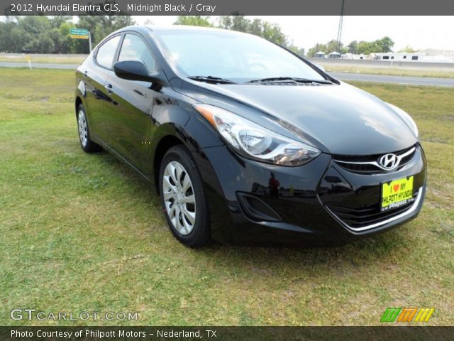 2012 Hyundai Elantra GLS in Midnight Black