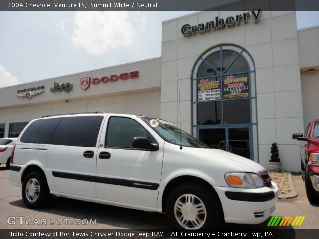 2004 Chevrolet Venture LS in Summit White