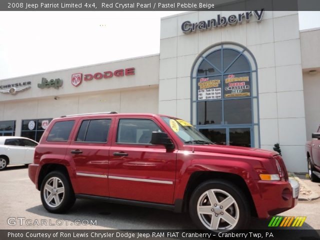 2008 Jeep Patriot Limited 4x4 in Red Crystal Pearl