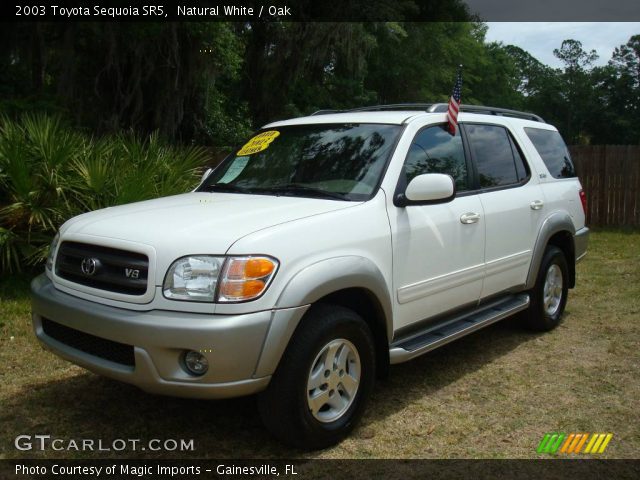 2003 Toyota Sequoia SR5 in Natural White