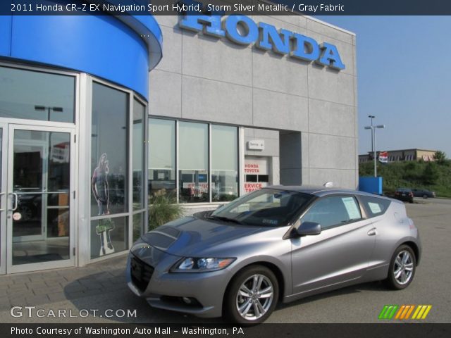 2011 Honda CR-Z EX Navigation Sport Hybrid in Storm Silver Metallic