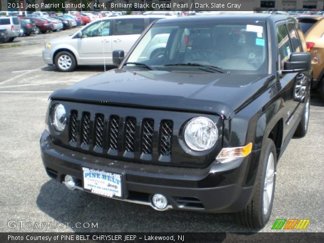 2011 Jeep Patriot Latitude X 4x4 in Brilliant Black Crystal Pearl