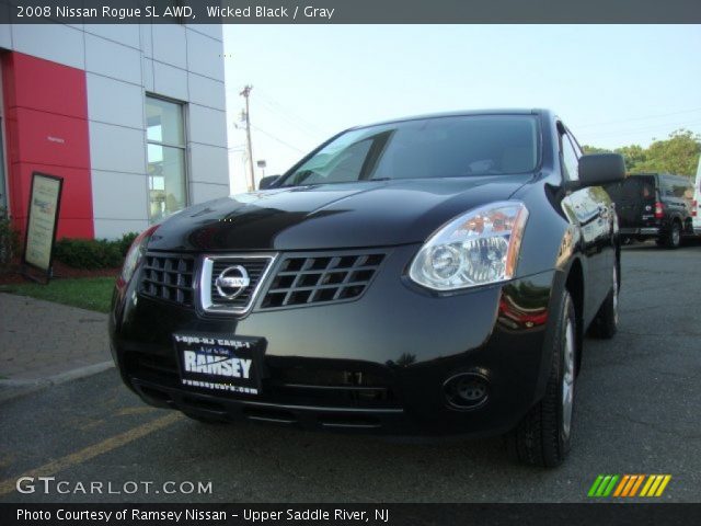 2008 Nissan Rogue SL AWD in Wicked Black