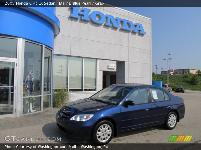 2005 Honda Civic LX Sedan in Eternal Blue Pearl