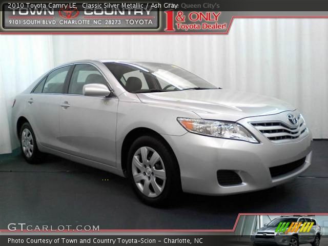 2010 Toyota Camry LE in Classic Silver Metallic