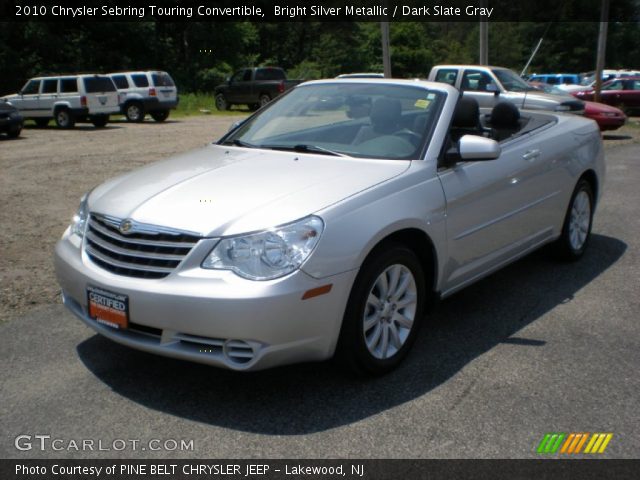 2010 Chrysler Sebring Touring Convertible in Bright Silver Metallic