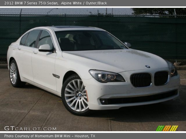 2012 BMW 7 Series 750i Sedan in Alpine White