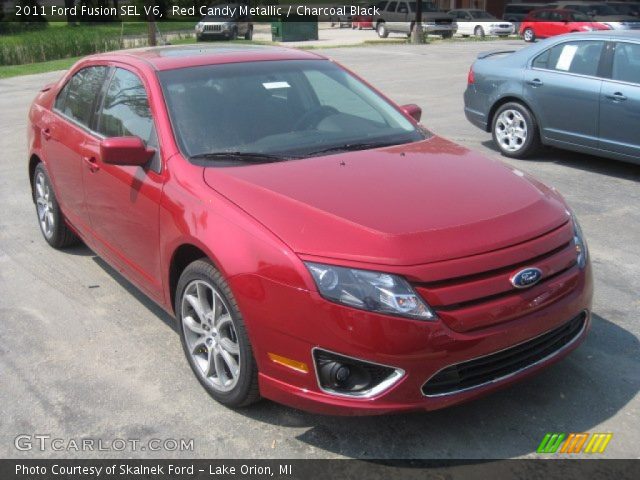 2011 Ford Fusion SEL V6 in Red Candy Metallic