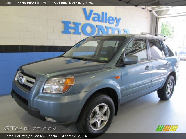 2007 Honda Pilot EX 4WD in Steel Blue Metallic