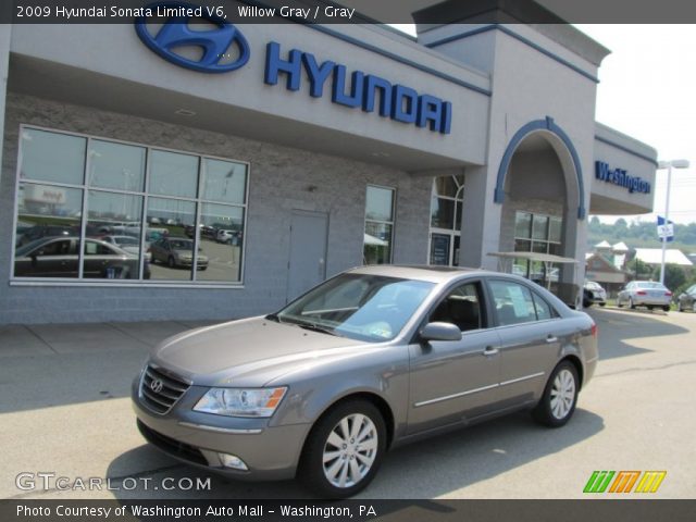 2009 Hyundai Sonata Limited V6 in Willow Gray