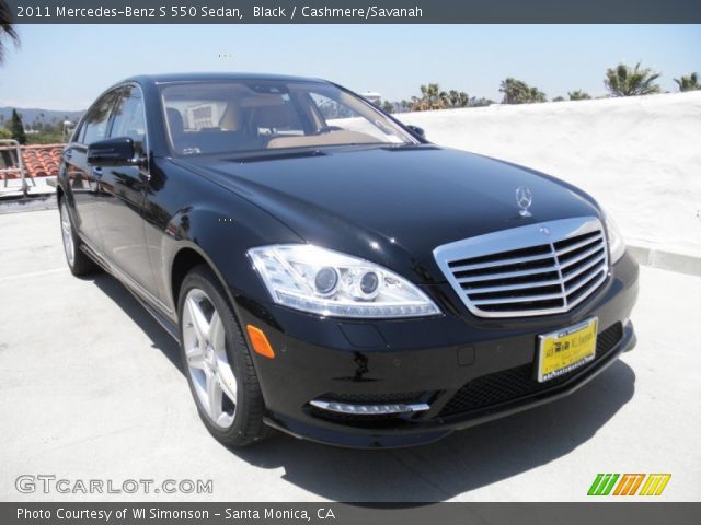 2011 Mercedes-Benz S 550 Sedan in Black