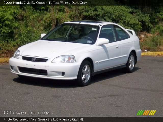 2000 Honda Civic EX Coupe in Taffeta White