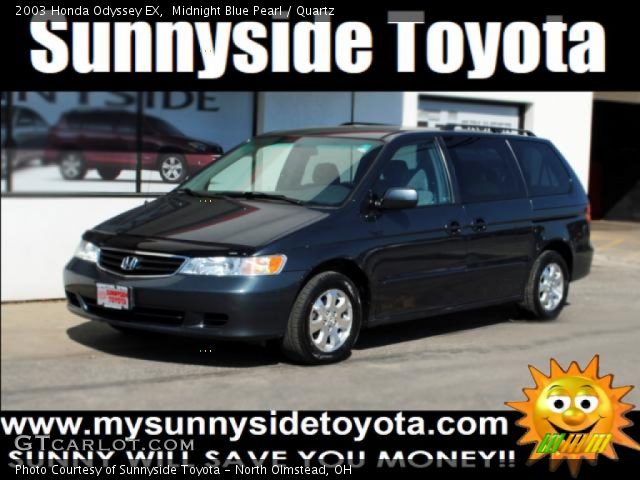 2003 Honda Odyssey EX in Midnight Blue Pearl