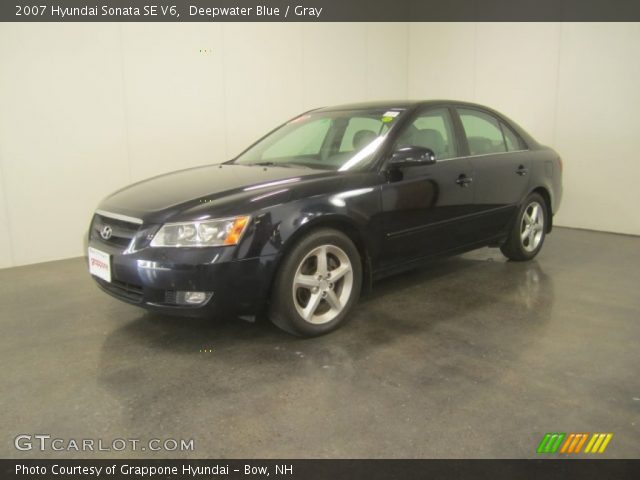 2007 Hyundai Sonata SE V6 in Deepwater Blue