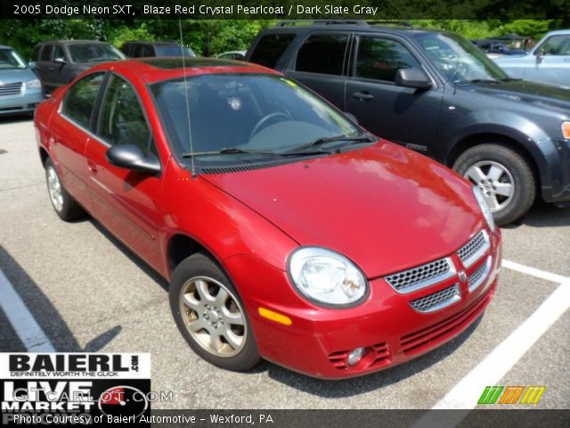 2005 Dodge Neon SXT in Blaze Red Crystal Pearlcoat