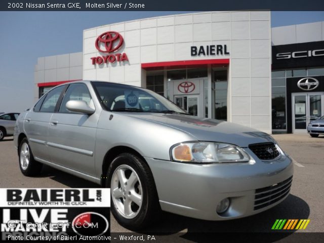 2002 Nissan Sentra GXE in Molten Silver