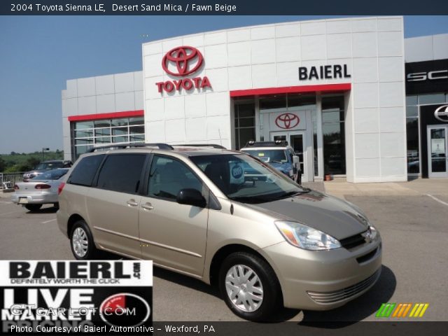 2004 Toyota Sienna LE in Desert Sand Mica