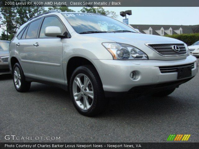 2008 Lexus RX 400h AWD Hybrid in Classic Silver Metallic