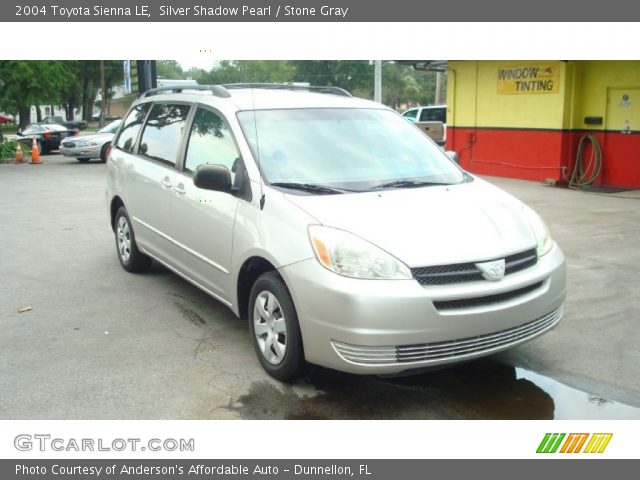 2004 Toyota Sienna LE in Silver Shadow Pearl