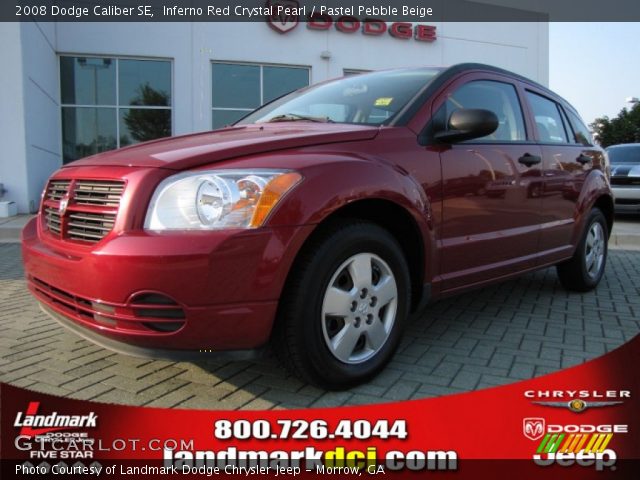 2008 Dodge Caliber SE in Inferno Red Crystal Pearl