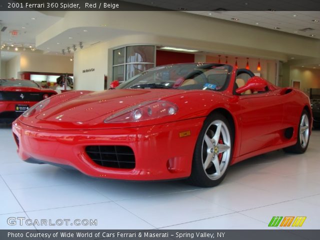 2001 Ferrari 360 Spider in Red