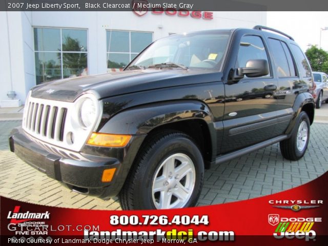 2007 Jeep Liberty Sport in Black Clearcoat