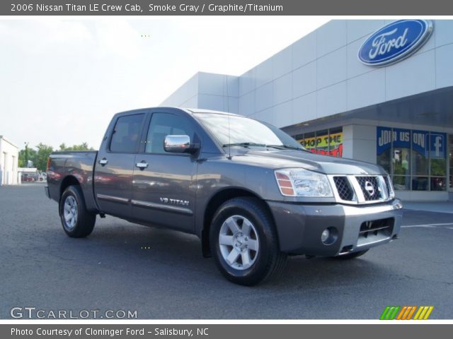 2006 Nissan Titan LE Crew Cab in Smoke Gray